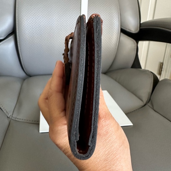 Patricia Nash Vintage Distressed Braided Set: LedraBucketBag & NazariWallet, NWT - Picture 14 of 17